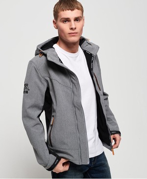 Superdry Hooded Paralex SD-Windtrekker Férfi Kabát Szürke | SMDIO1724